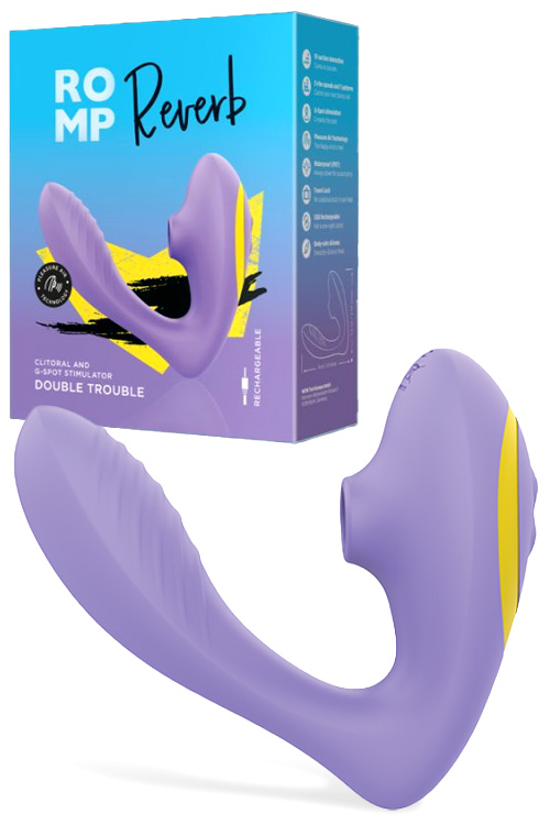 Romp Reverb - 5.5&quot; Rabbit Vibe with Suction