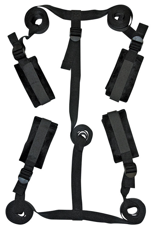 Bed Restraint Kit with Wrist & Ankle Cuffs