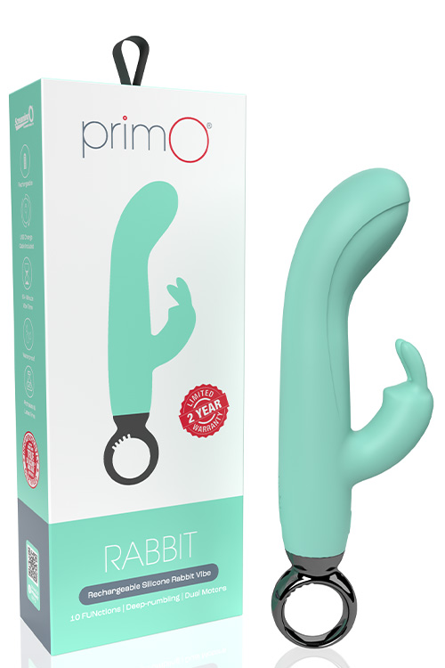 Screaming O Primo Rabbit Vibrator with Flicking Clitoral Teaser