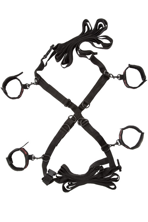 Over The Bed Cross Restraints by California Exotic