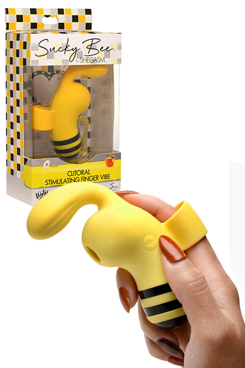 Shegasm Sucky Bee Clitoral Stimulating Finger Vibrator