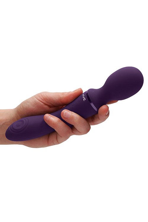Shots Toys Enora 8.7&quot; Dual Ended Pulse Wave Massager Wand