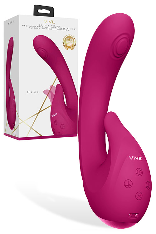 Miki Rechargeable Thumping & Flickering Vibrator