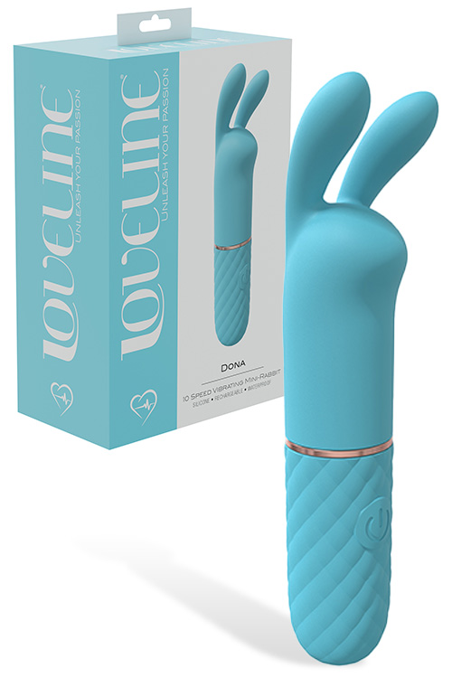 Shots Toys Dona 4.3&quot; Mini Rabbit Clitoral Vibrator