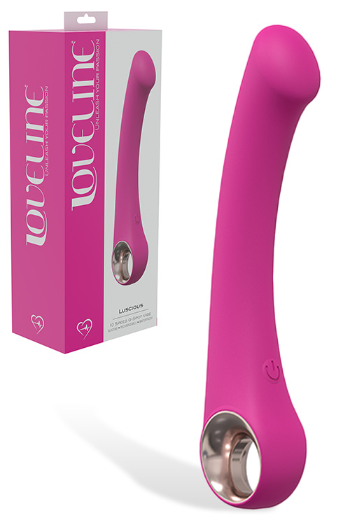 Shots Toys Luscious 7.4&quot; G Spot Vibrator with Loop Handle