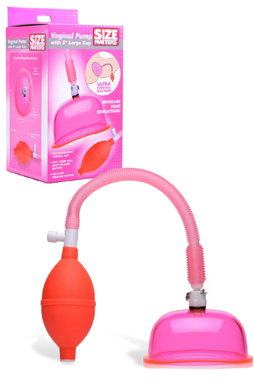 Size Matters Female Pump With Large 5&quot; Cup
