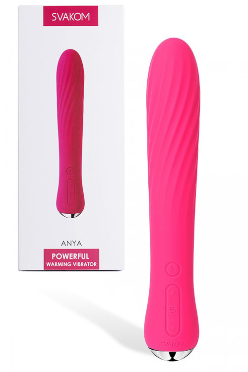 7.7" Anya Silicone Vibrator with Heating Function