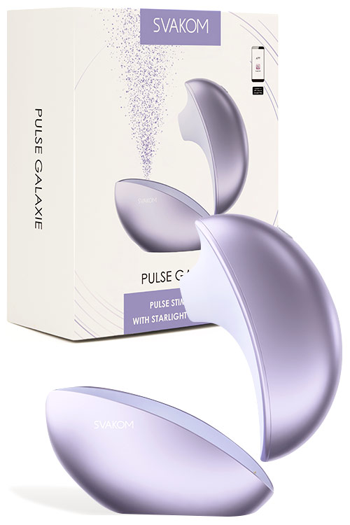 Svakom Pulse Galaxie 4.3&quot; Air Pulse Clitoral Stimulator with App Control & Star Projector Light
