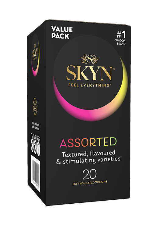 Skyn Assorted Variety 20 Pack Non Latex Condoms