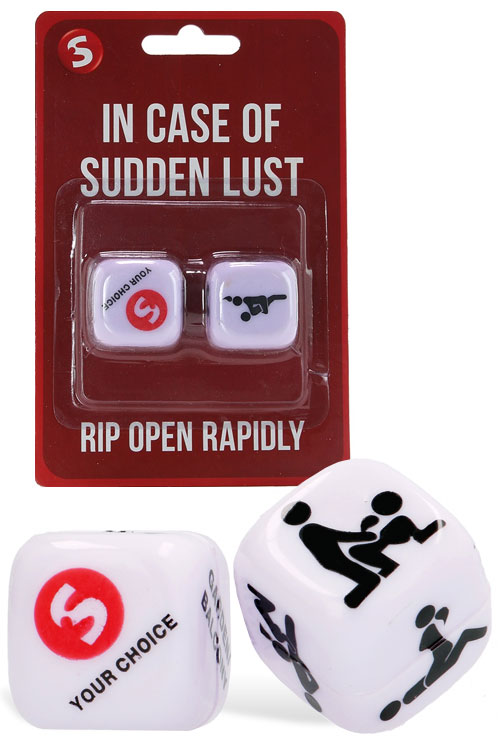 In Case Of Sudden Lust Sex Postion & Location Dice (2 Pce)