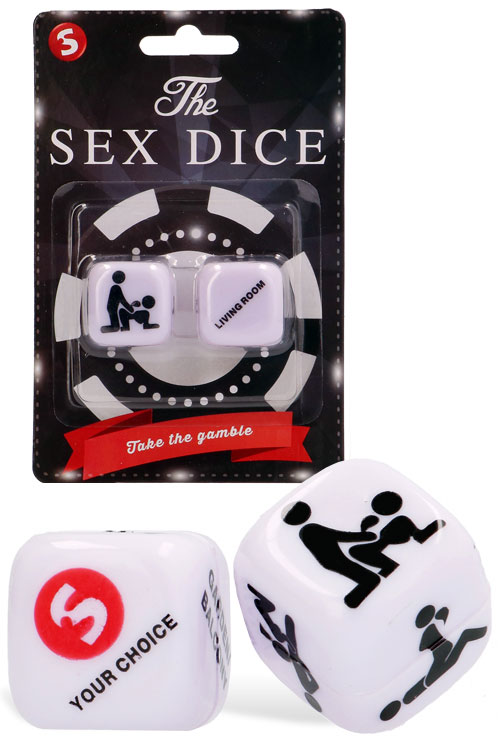 Simplicity Take the Gamble Sex Position & Location Dice (2 Pce)