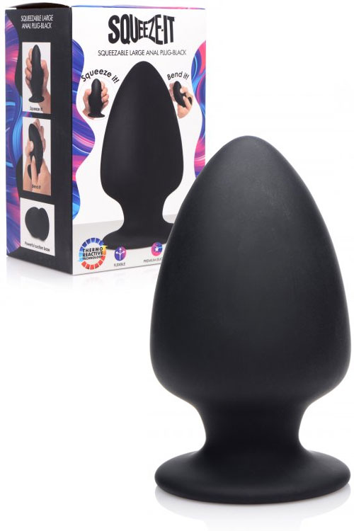 Squeeze-It Squeezable Silicone 5.1&quot; Butt Plug