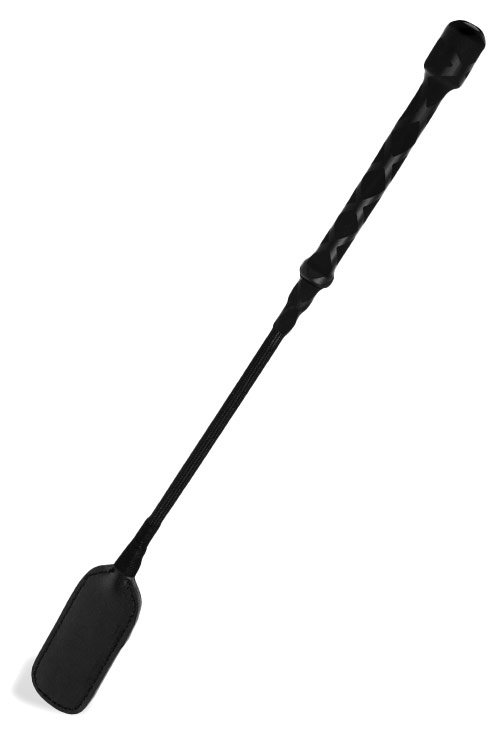 17.5" Short Leather Riding Crop
