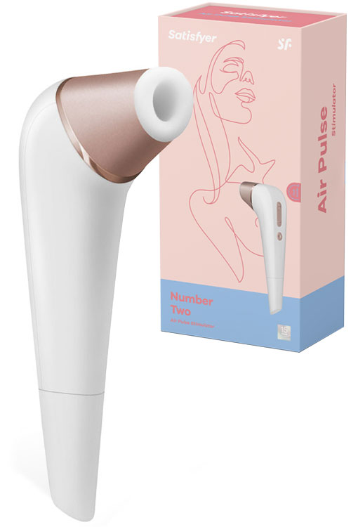7" 2 Touch Free Air Pulse Clitoral Stimulator