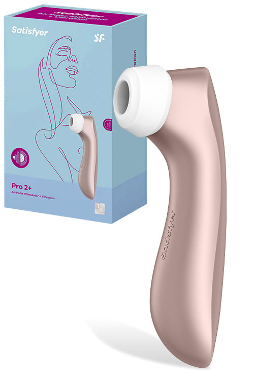 Satisfyer Pro 2 Gen 2 Plus 6.5" Air Pulse & Vibrating Clitoral Stimulator