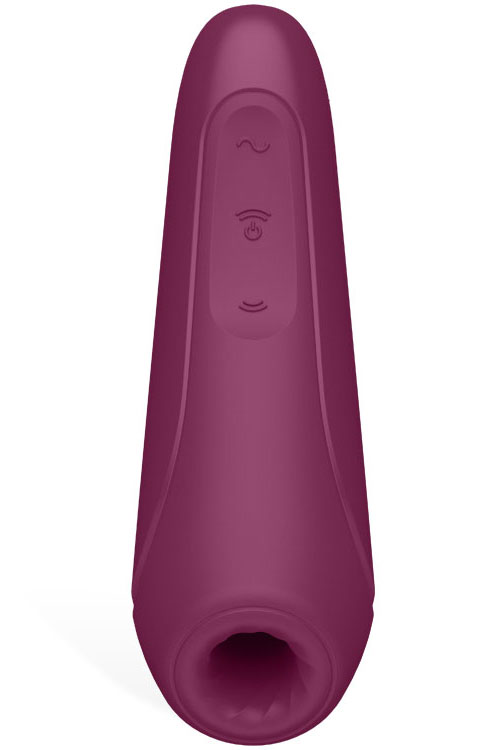 Satisfyer Curvy 1 Plus App Compatible Vibrating Air Pulse Clitoral Stimulator