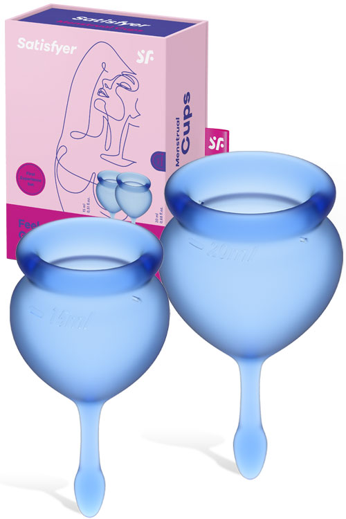 Feel Good Silicone Menstrual Cups (2 Pce)