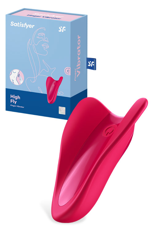 2.7" High Fly Silicone Finger Vibrator