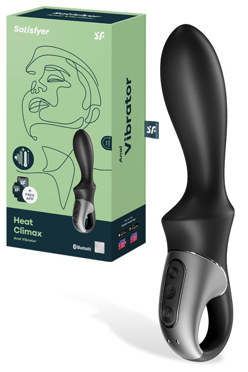 Heat Climax Anal Vibrator with App Control