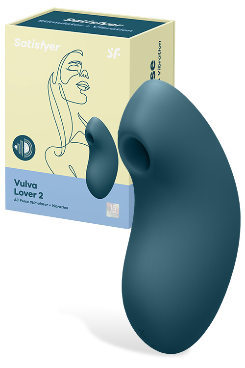 Satisfyer Vulva Lover 2 Vibrating Air Pulse Clitoral Stimulator