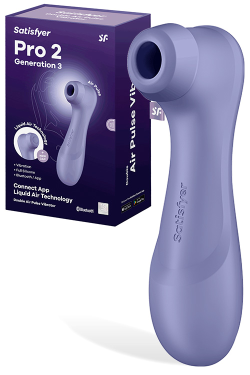Satisfyer Pro 2 Gen 3 with App - 6.25&quot; Clitoral Stimulator with Liquid Air Tech & Vibration