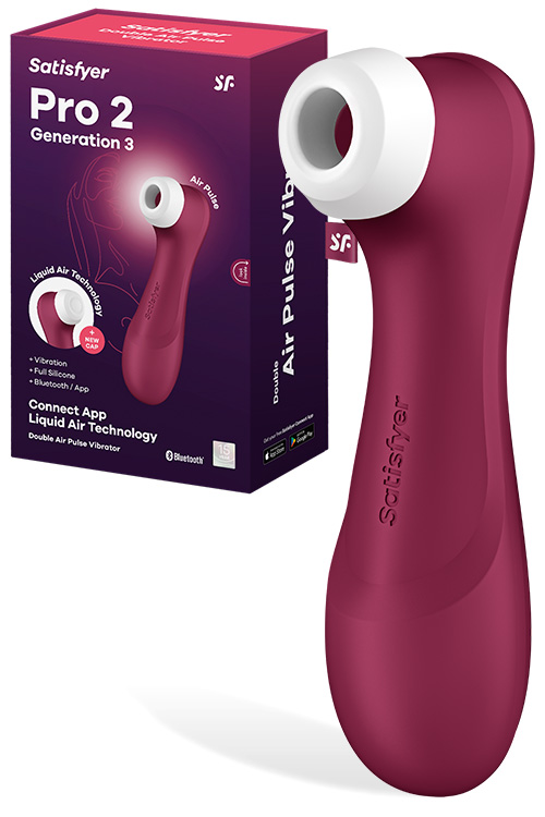 Satisfyer Pro 2 Gen 3 with App - 6.25&quot; Clitoral Stimulator with Liquid Air Tech & Vibration