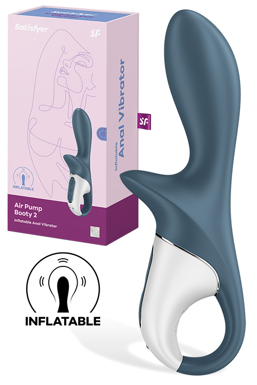 Satisfyer Air Pump Booty 2 Inflatable 7&quot; Anal Vibrator