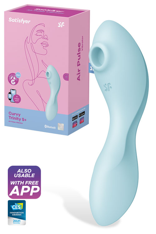 Satisfyer Curvy Trinity 5 Multifunction Vibrator with Connect App