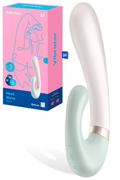 Satisfyer Heat Wave Dual Stimulation Heated Vibrator with App Control