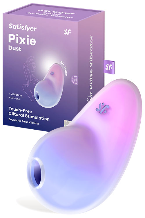 Pixie Dust 3.7" Vibrating Air Pulse Clitoral Stimulator