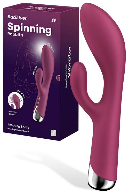 Spinning Rabbit 1 Rotating 7.9" Rabbit Vibrator