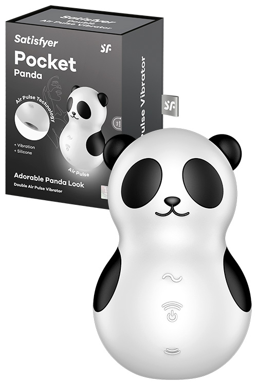 Pocket Panda 3.4" Air Pulse Clitoral Stimulator