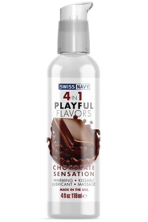4-In-1 Playful Flavors Lubricant - Chocolate Sensation (30ml)