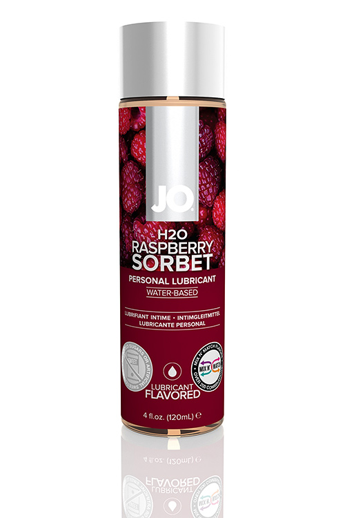 System JO Raspberry Sorbet Water Based Flavoured Lubricant | 120ml/4oz