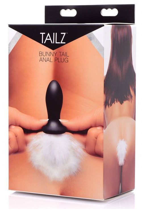 Tailz 2.5&quot; Anal Plug with Fluffy Bunny Tail
