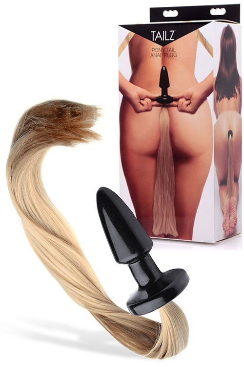 Tailz 3.5&quot; Anal Plug with Long Pony Tail