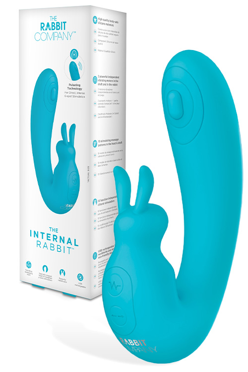The Rabbit Company 6" Pulsing & Flickering Rabbit Vibrator
