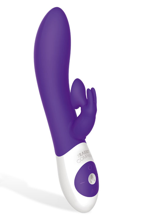 The Rabbit Company Kissing 8&quot; Silicone Rabbit Vibrator with Clitoral Suction