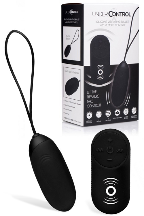 2.7" Silicone Bullet Vibrator with Remote