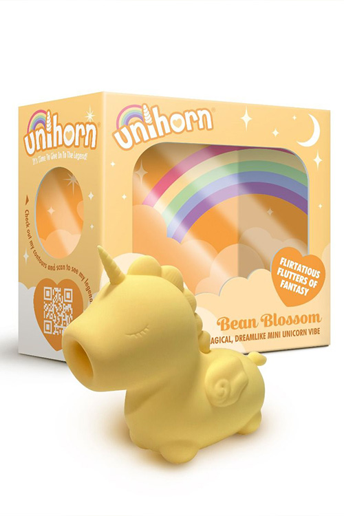 Unihorn Bean Blossom 3.75&quot; Unicorn Clitoral Vibrator