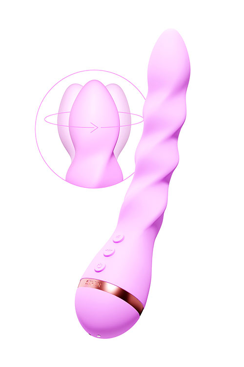 Vush Siren 8.4" Twist G Spot Vibrator