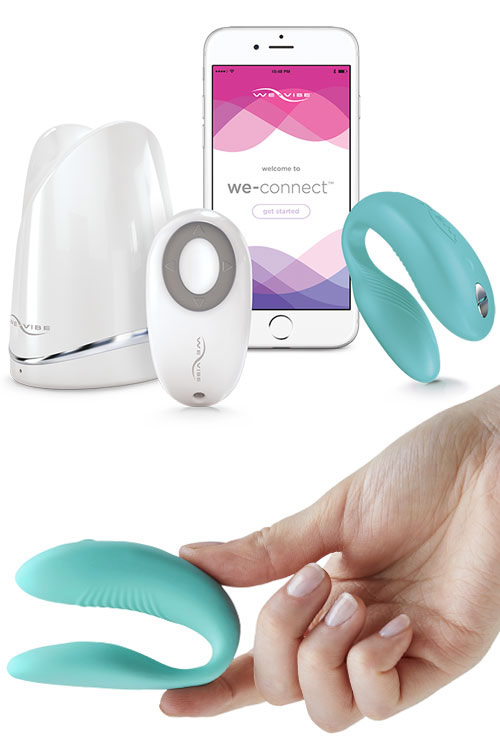 Sync 2.95" Remote & App Controlled Wearable Couples Vibrator