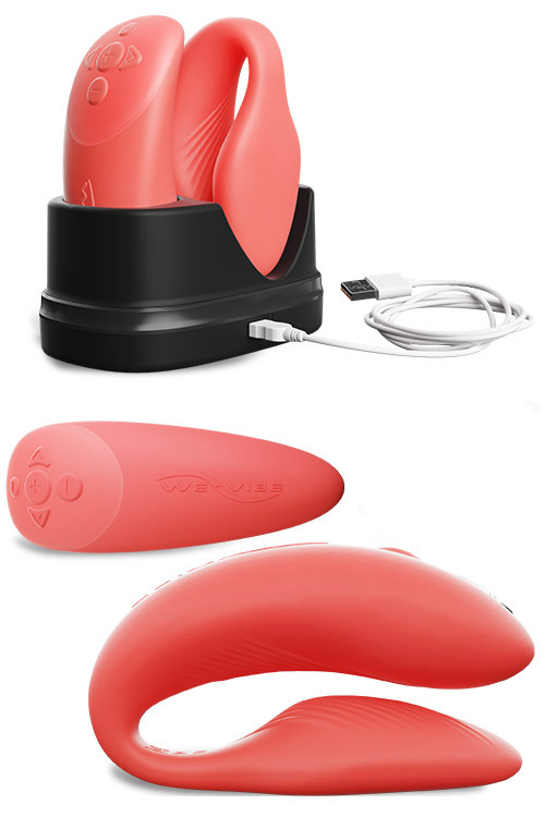 We-Vibe Chorus 3.4&quot; App & Remote Controlled  Adjustable Couples Vibrator