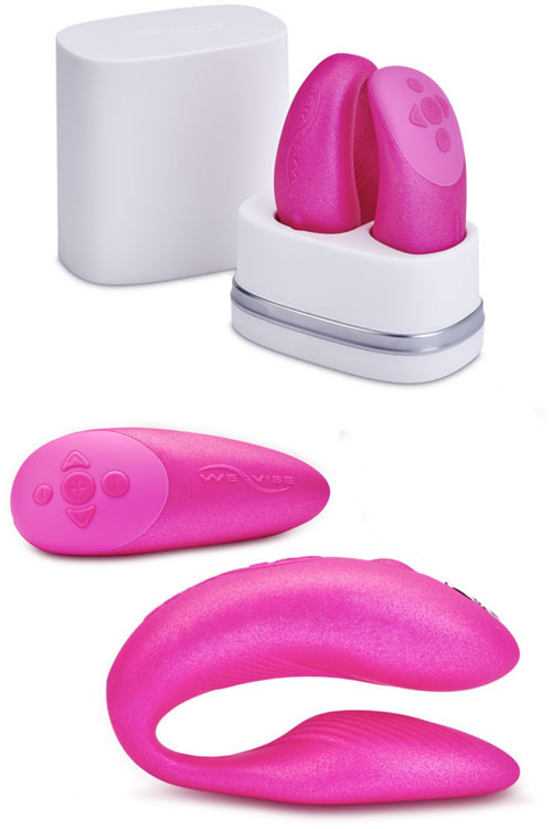 Chorus Adjustable Couples Vibrator With App & Squeeze Remote