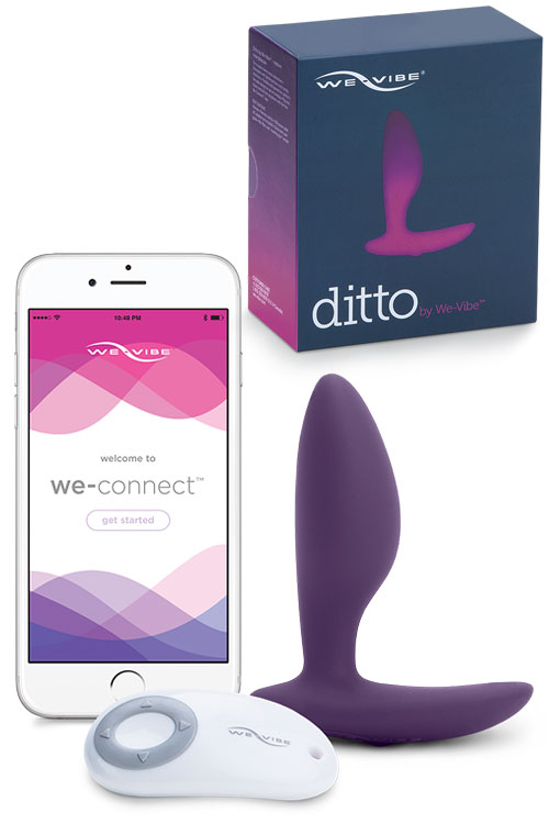 Ditto 3.5" Vibrating Butt Plug With Remote & App