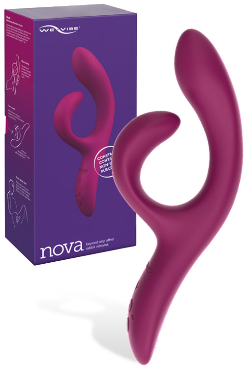 We-Vibe Nova 2 8.5&quot; App Controlled Adjustable Rabbit Vibrator