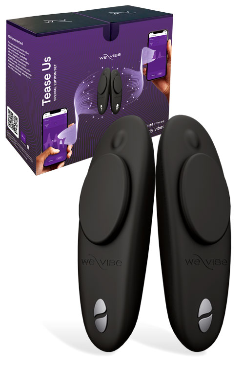 We-Vibe Tease Us Special Edition Set: 2 x Moxie Panty Vibes