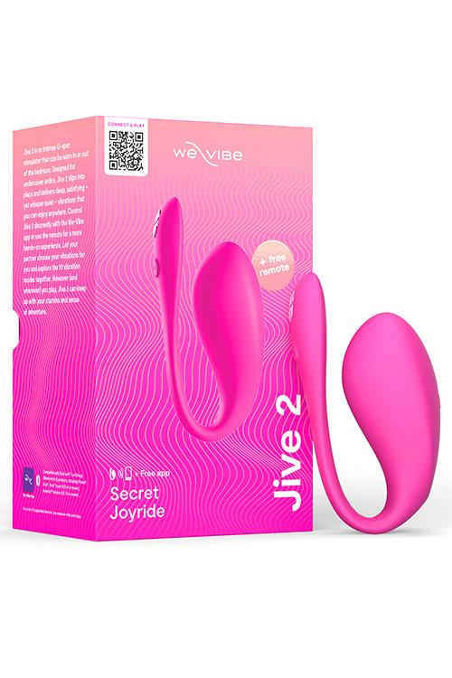 We-Vibe Jive 2 App & Remote Controlled 4.1&quot; Wearable Egg Vibrator