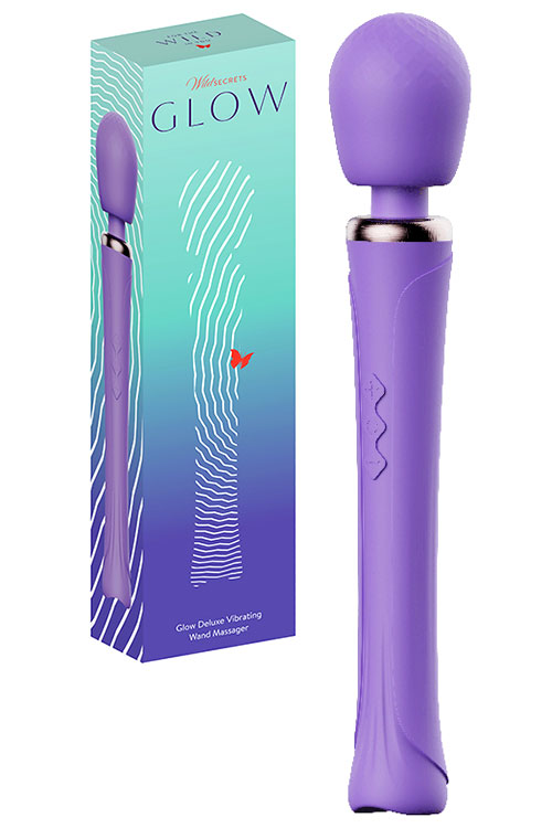 Glow 13.8" Deluxe Vibrating Wand Massager