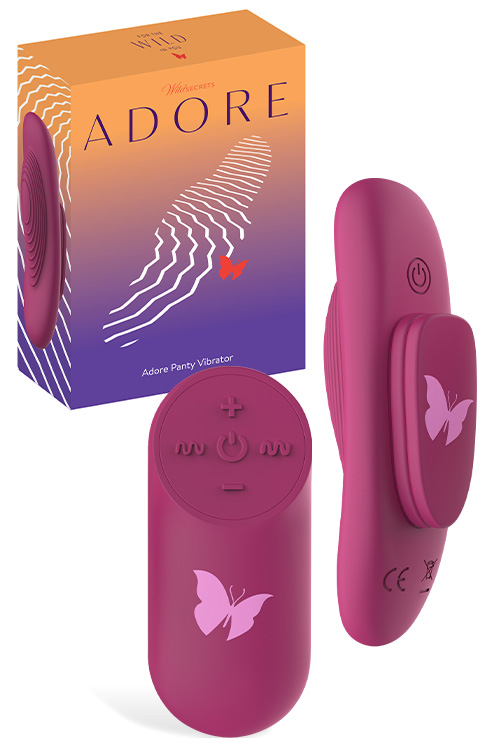 Wild Secrets Adore - 3.7&quot; Panty Vibrator with Remote
